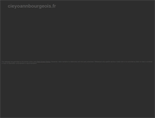 Tablet Screenshot of cieyoannbourgeois.fr